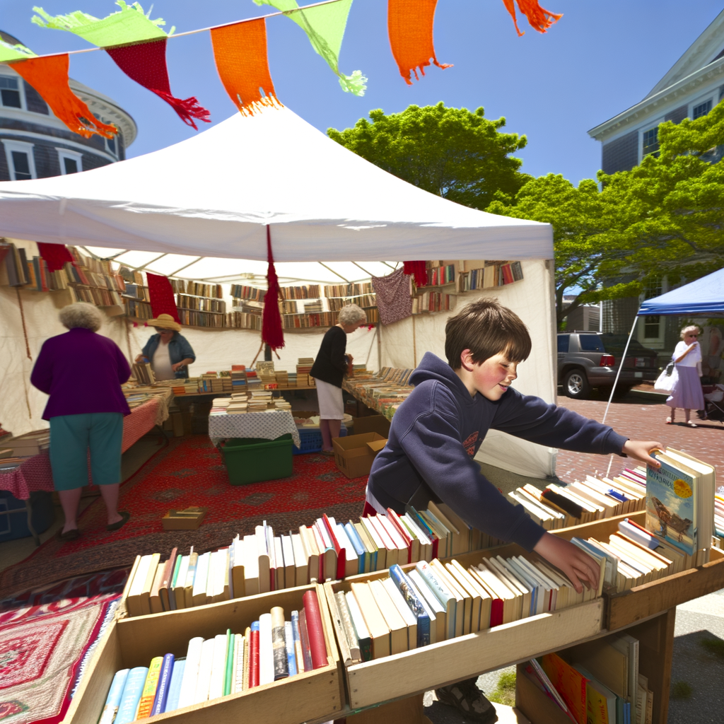 Massachusetts Boy Opens Pop-Up Bookstore to Fundraise for Needy Children