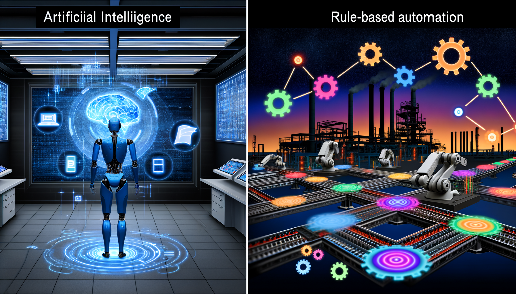 Understanding the Key Differences Between AI Agents and Rule-Based Automation