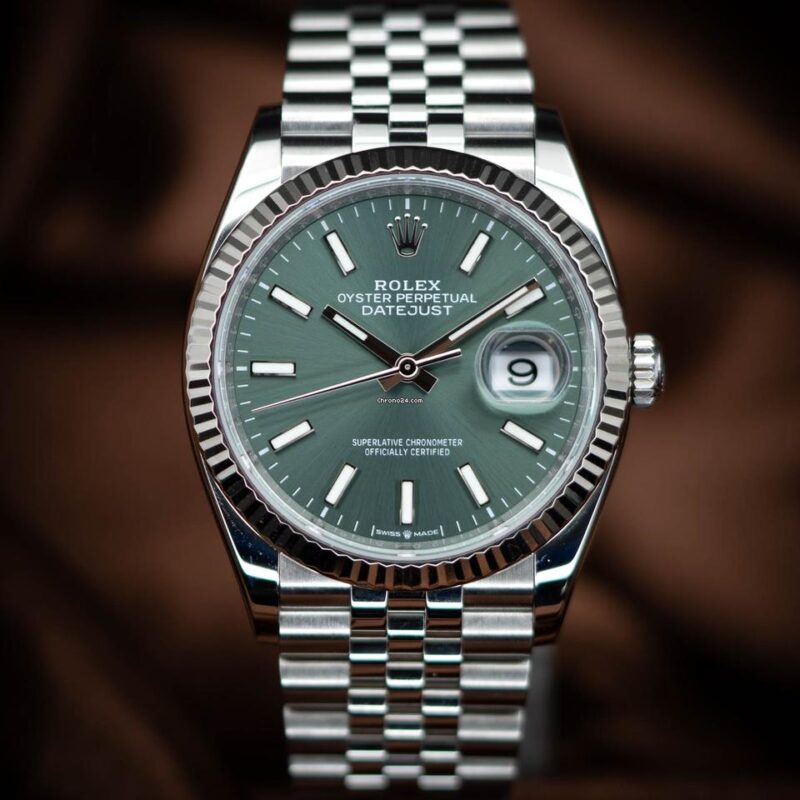 Rolex Datejust 36 — White Roman Dial, Ref. 126234