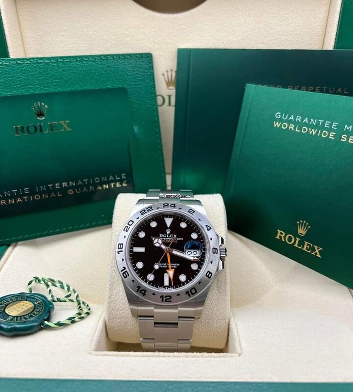 Rolex Explorer II — Black Dial, Ref. 226570